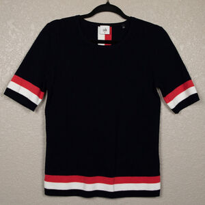 Cabi Hampton Shell short sleeve sweater-M